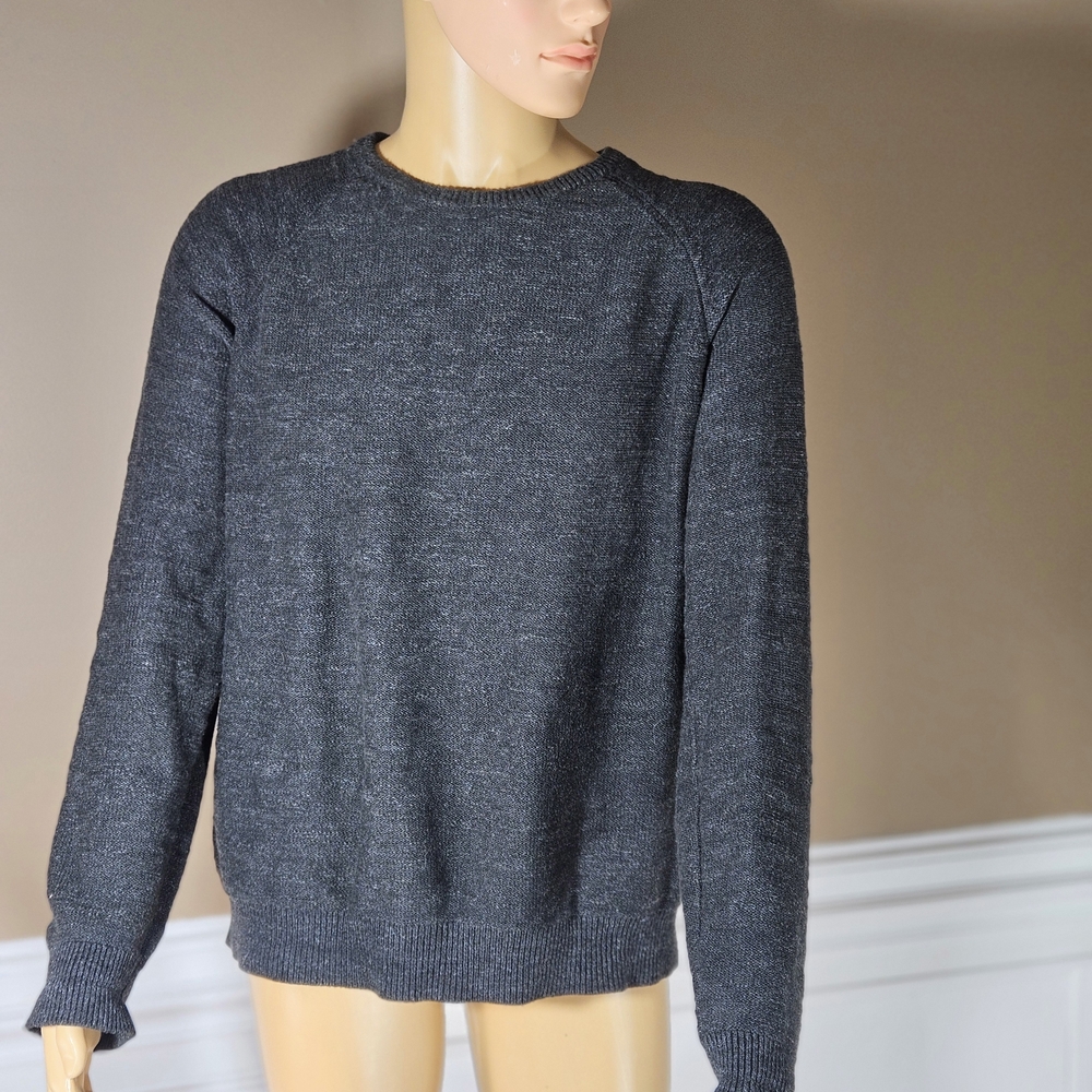 L.L. Bean Men's Charcoal Crewneck Sweater